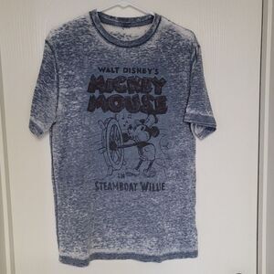 ~ womens thin mickey mouse shirt - has small spot